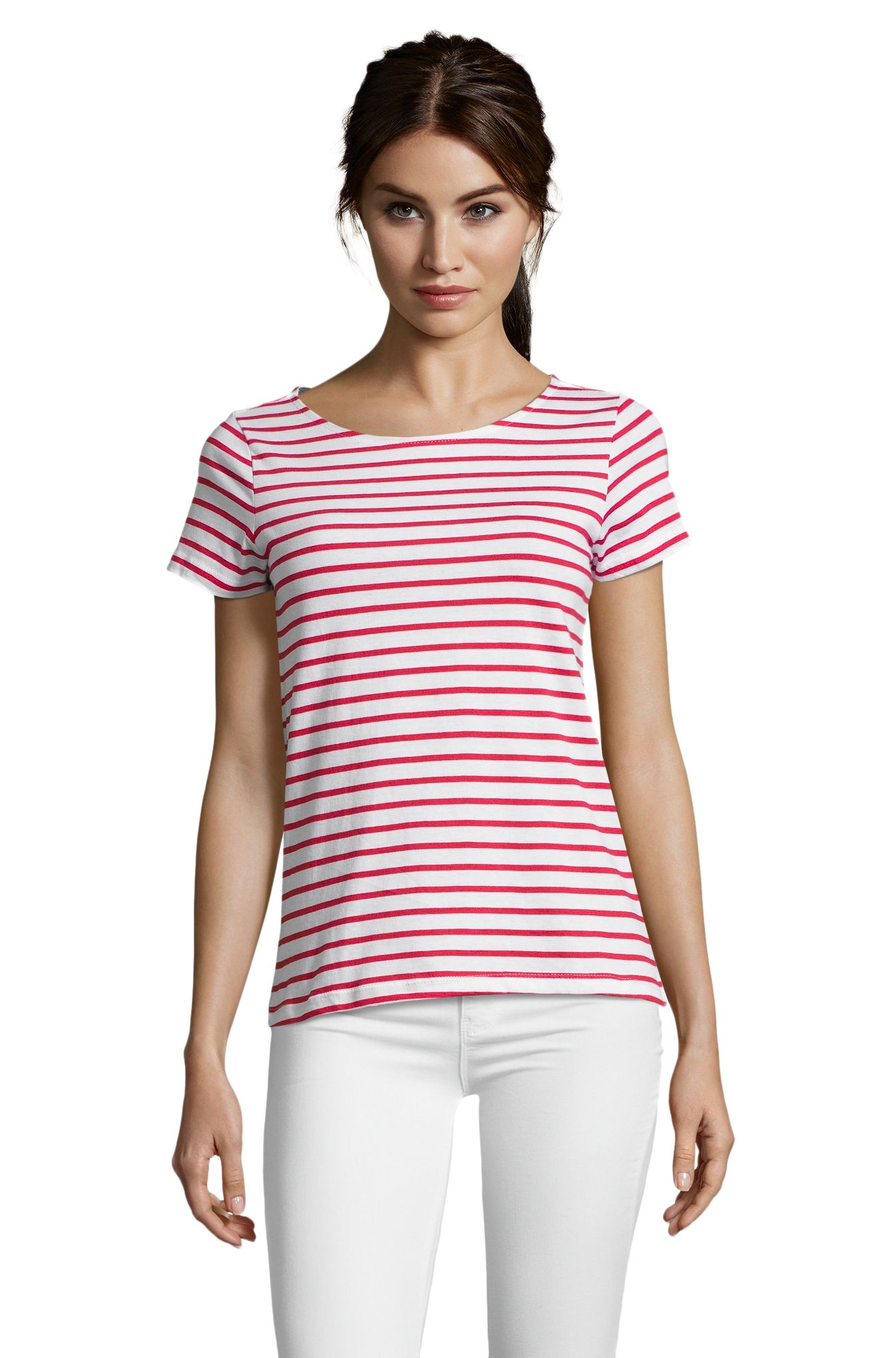 MILES VROUWEN - 987 - WIT / ROOD