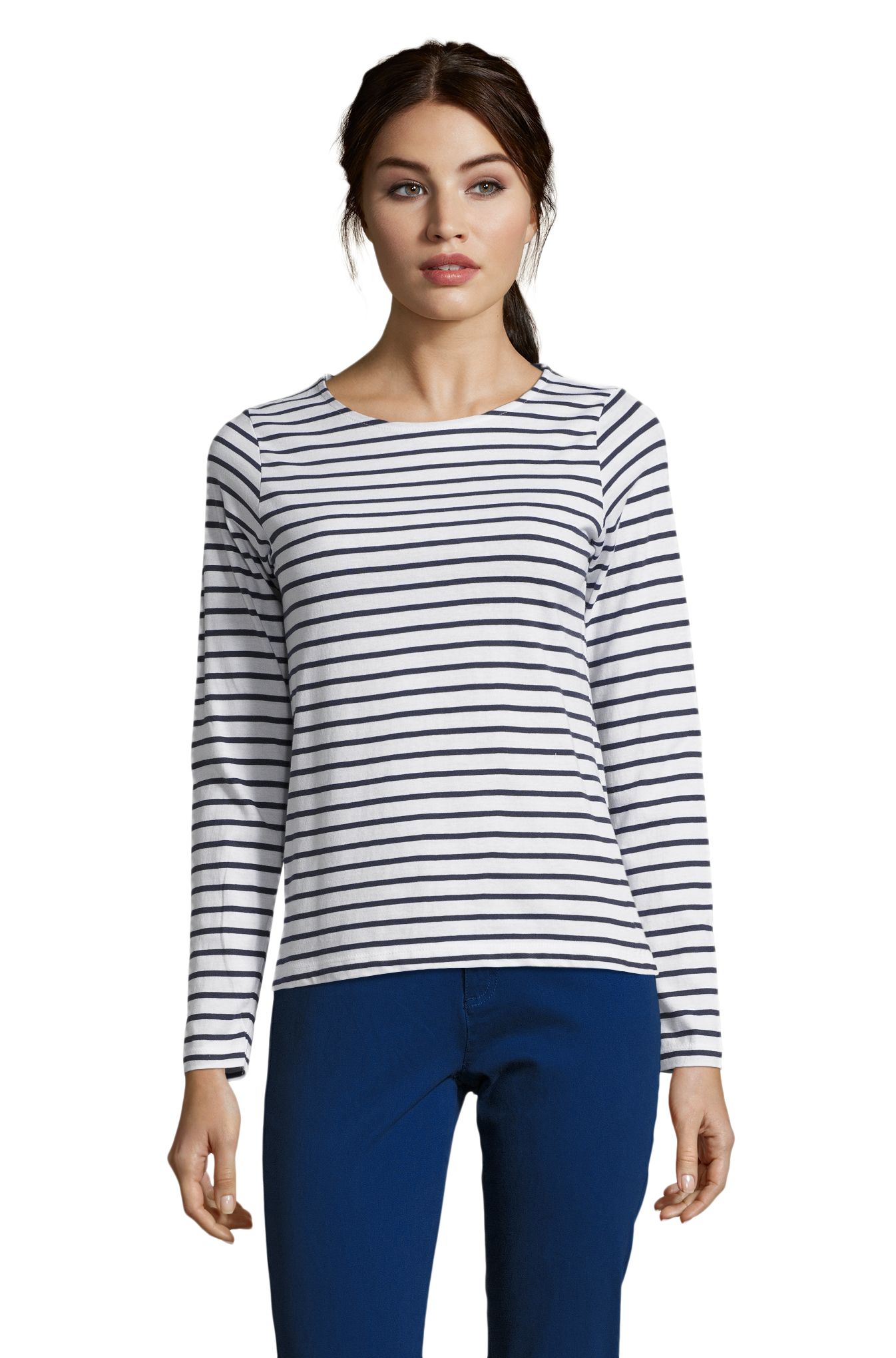 MARINE WOMEN - 904 - WHITE / NAVY BLUE