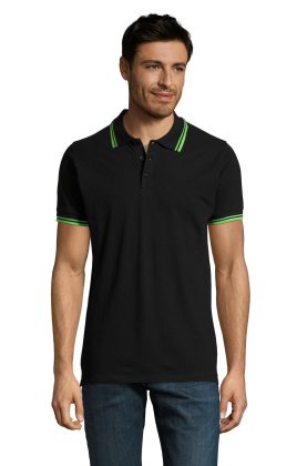 PASADENA MANNEN - 931 - ZWART / LIMEGROEN