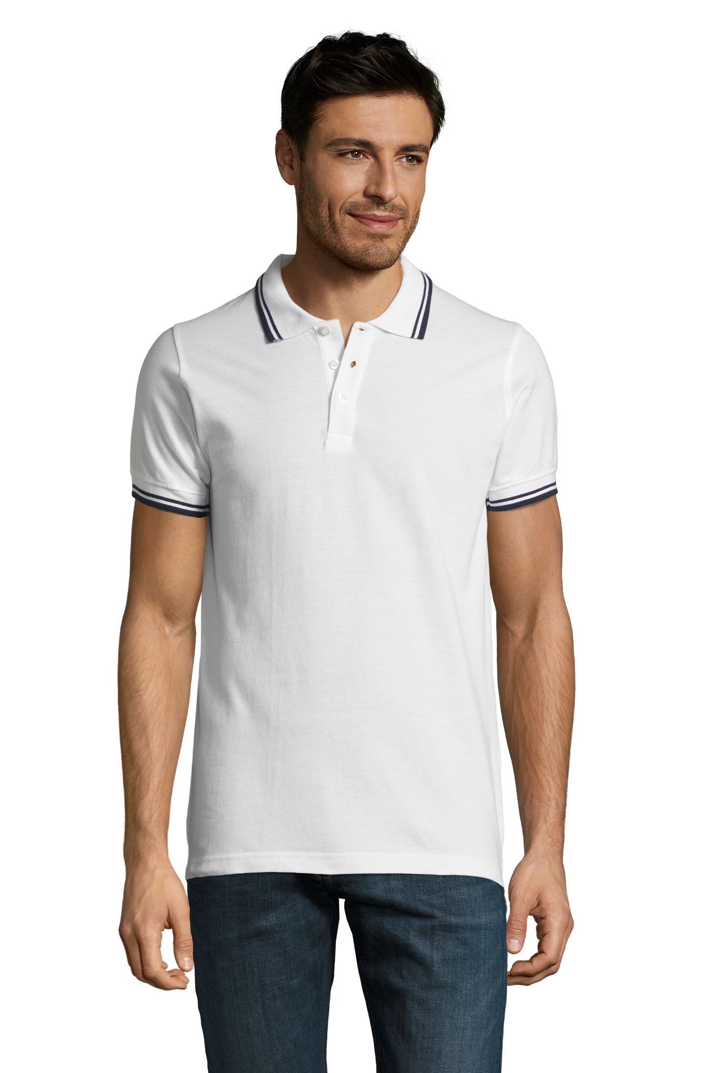 PASADENA MANNEN - 904 - WIT / MARINEBLAUW