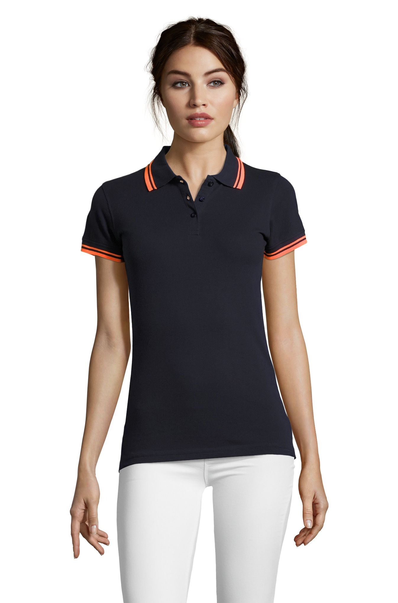 PASADENA WOMEN - 535 - ULTRAMARINE BLUE / FLUORESCENT ORANGE