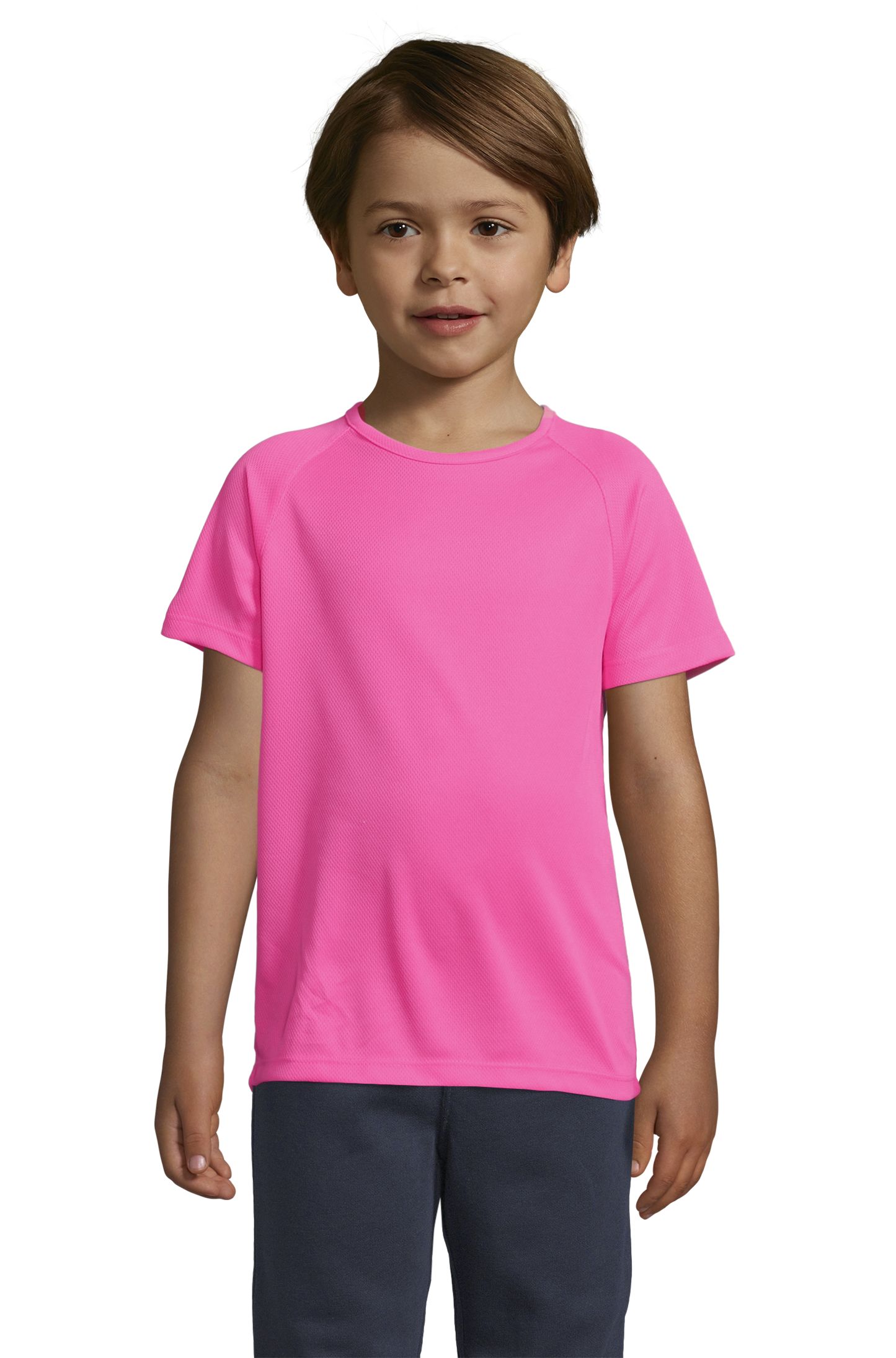 SPORTY KIDS - 129 - FLUORESCENT PINK 2