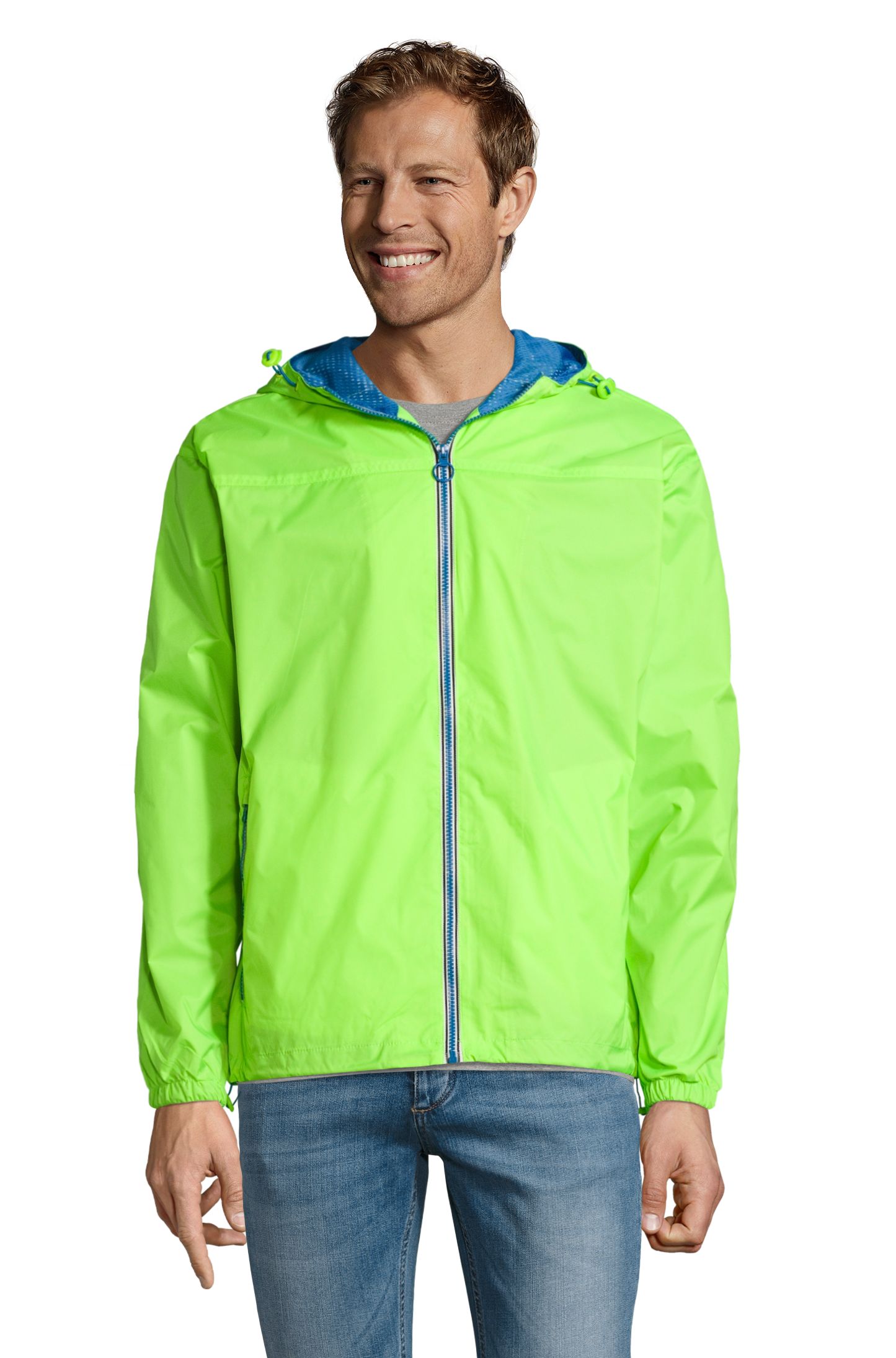 VLEET - 887 - FLUORESCEREND LIME / KONINGSBLAUW