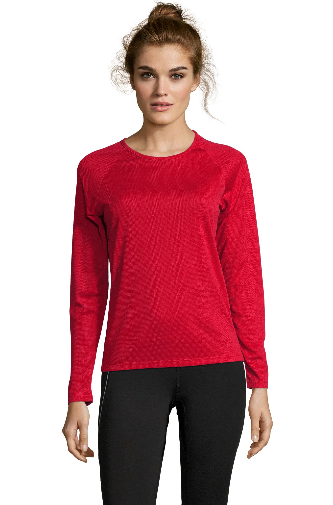 SPORTY LSL WOMEN - 145 - RED
