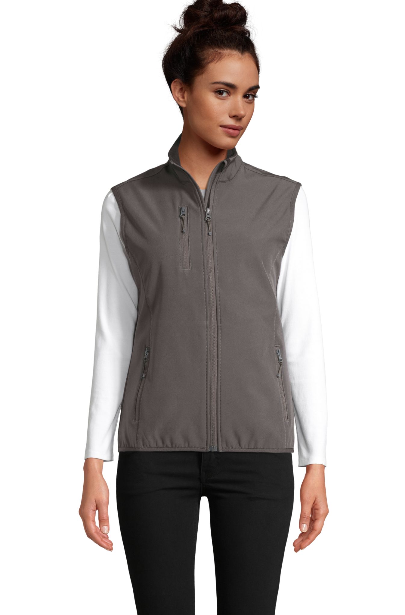 FALCON ZWART-WIT DAMES - 370 - ANTRACIET
