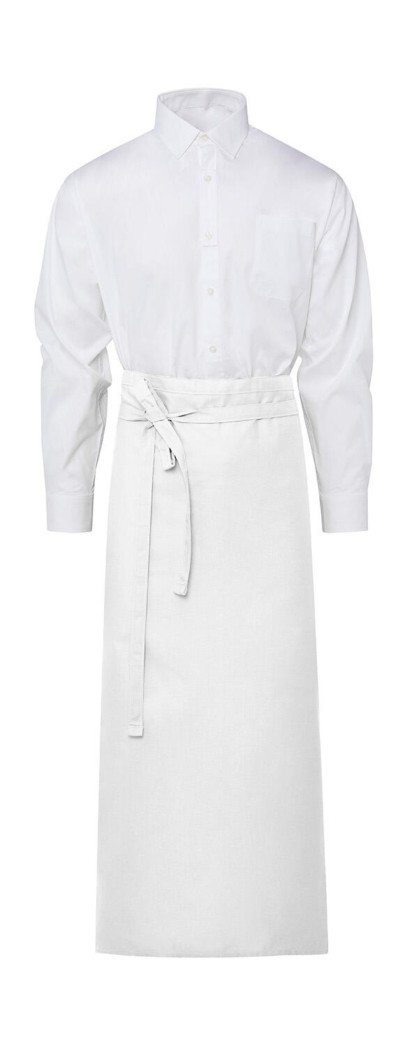 LONDEN - Lange bistroschort - 000 - Wit