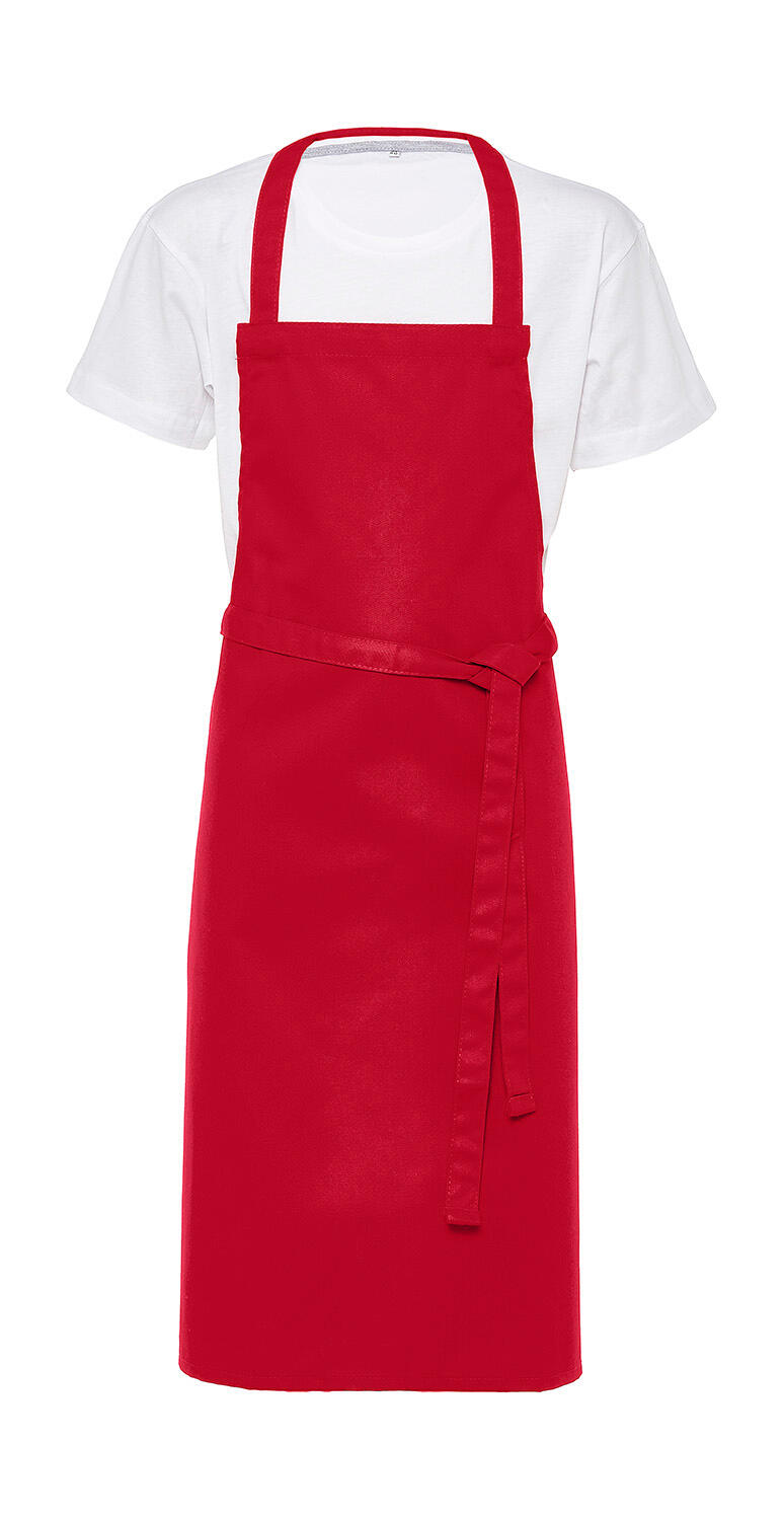 VIENNA - Children's Bib Apron - 400 - Red