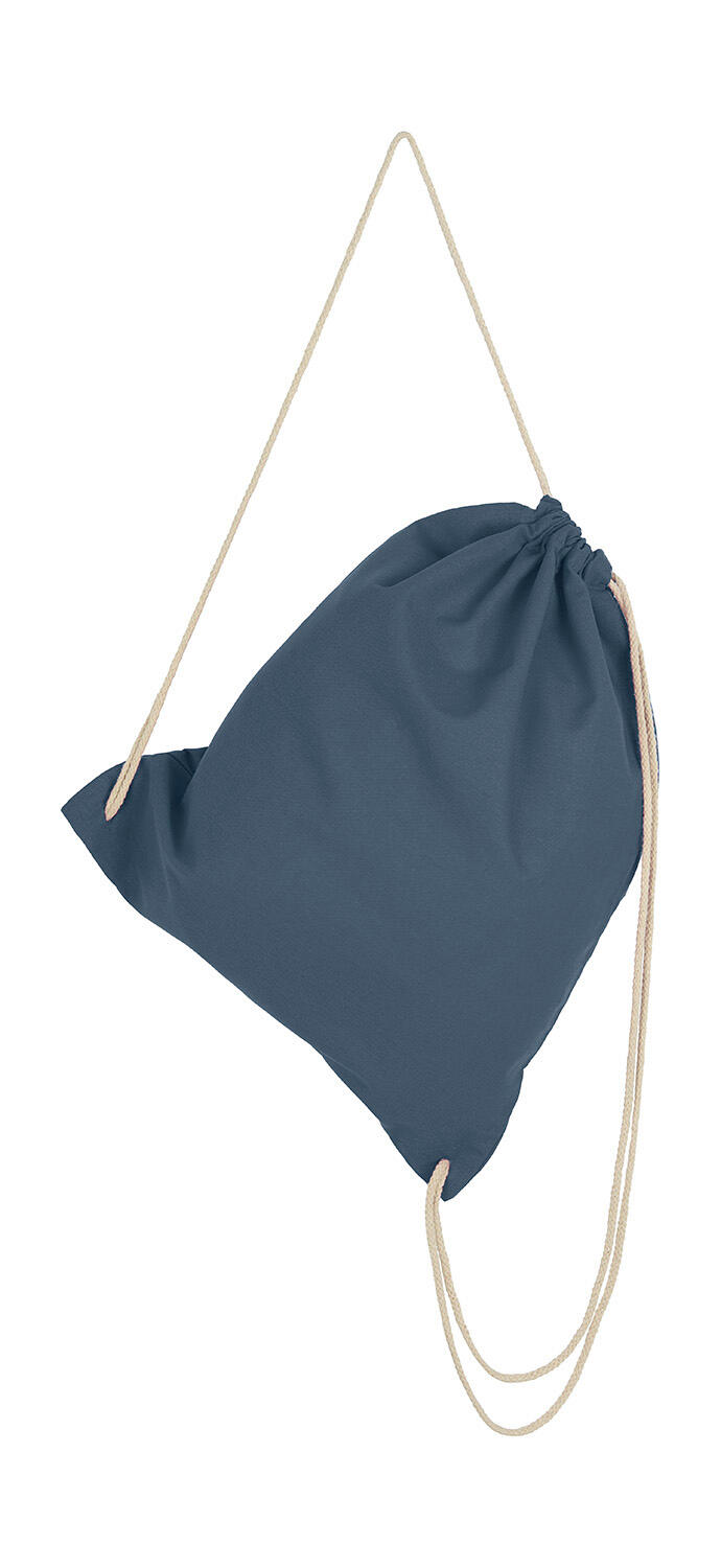 Drawstring backpack - 318 - Indigo Blue