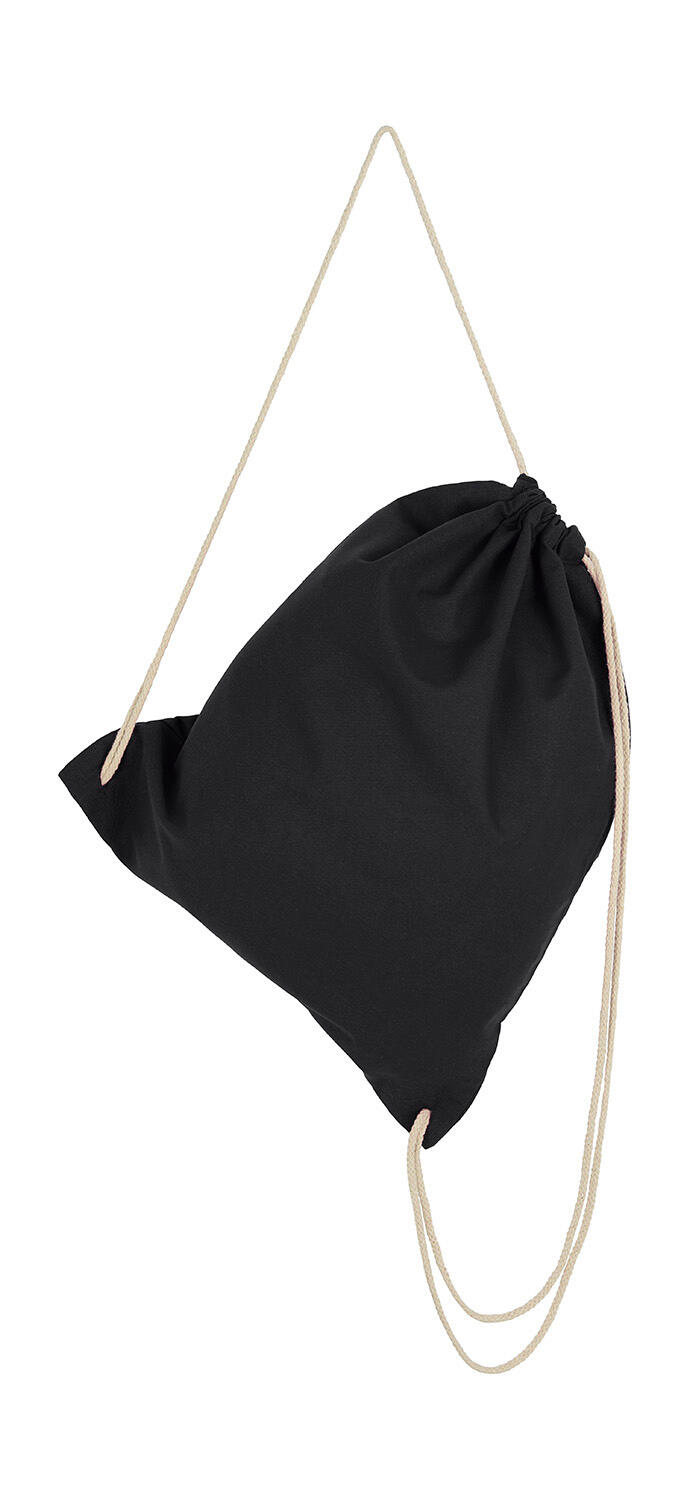 Drawstring backpack - 101 - Black