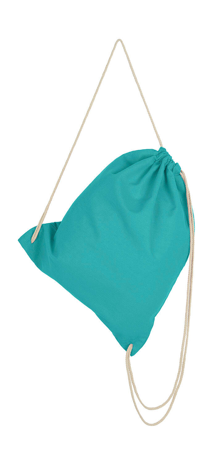 Drawstring backpack - 536 - Turquoise