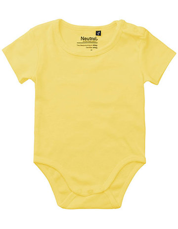 Babies Short Sleeve Bodystocking - 43 - Dusty Yellow