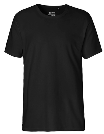 Heren T-shirt met interlock-structuur - 03 - Zwart