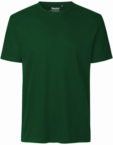 Heren T-shirt met interlock-structuur - 33 - Flesgroen