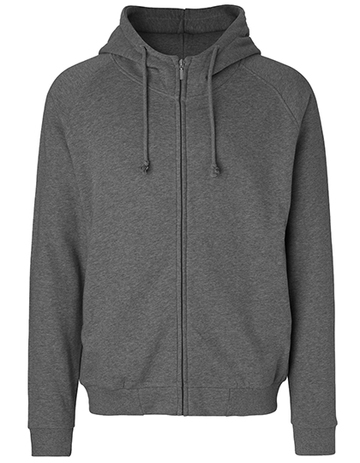 Unisex hoodie met verborgen rits - 08 - Donkere heide