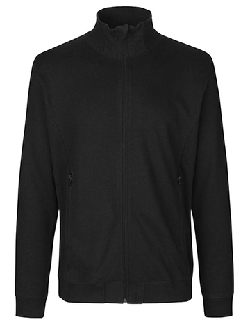Unisex jas met hoge kraag - 03 - Zwart