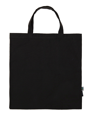 Shopping Bag Short Handles - 03 - Black