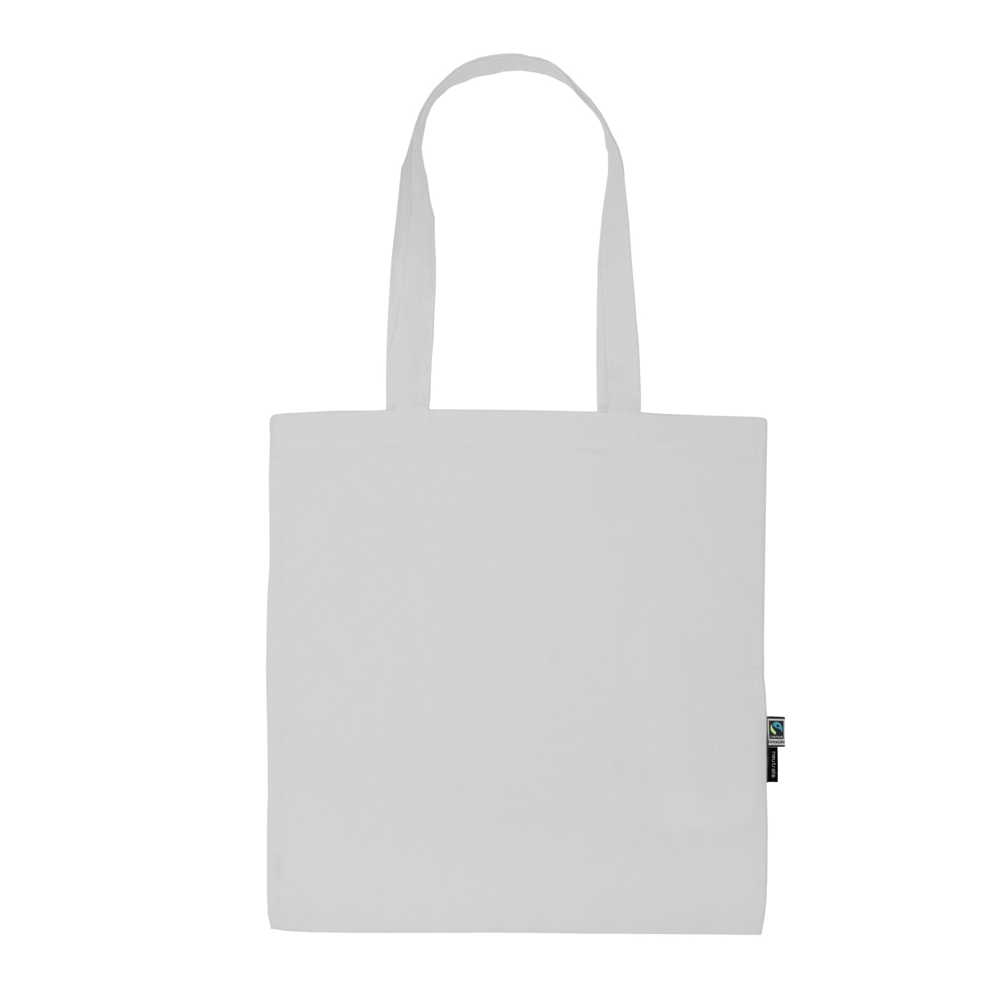 Shopping Bag With Long Handles - 01 - White