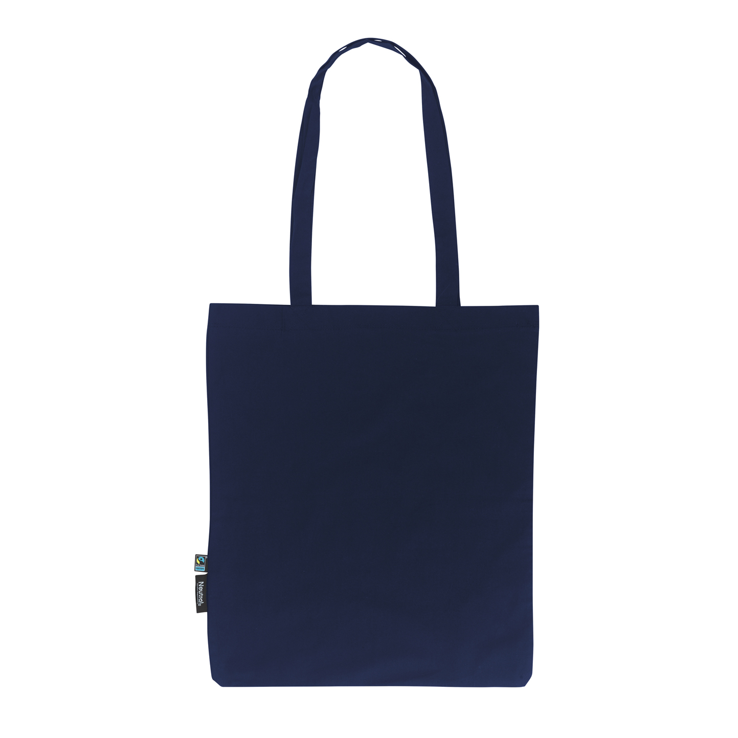 Shopping Bag With Long Handles - 04 - Navy
