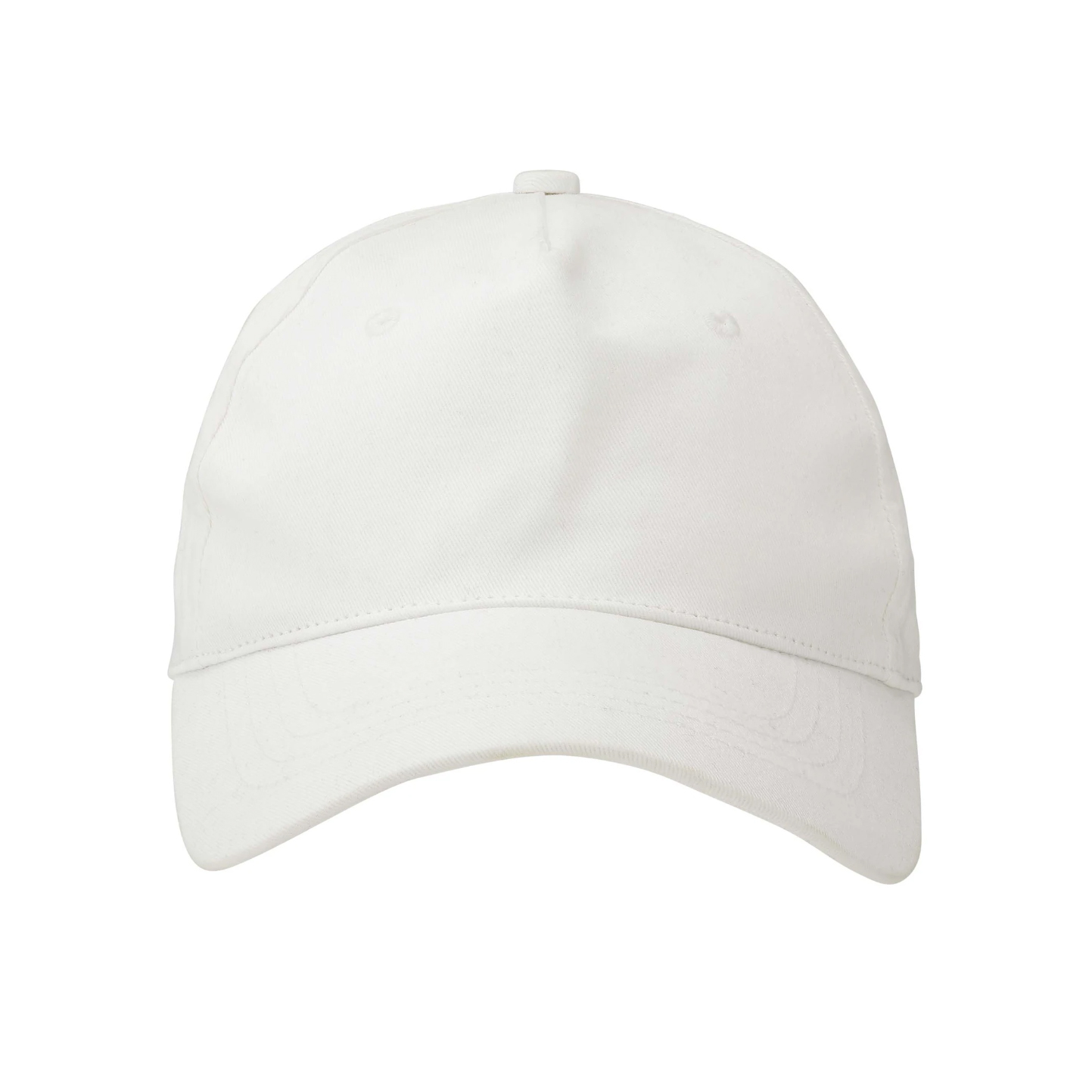 Twill Cap Bio 5 Panels - 01 - Wit