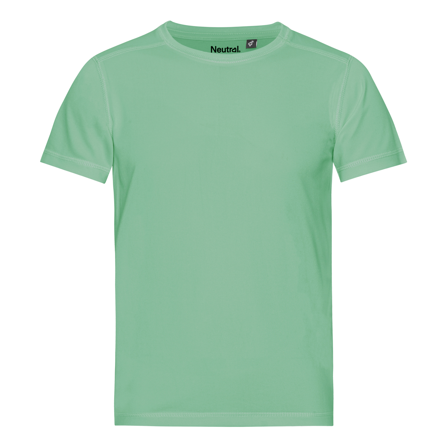 T-shirt van katoen met tijgerprint voor kinderen - 40 - Stoffige Munt