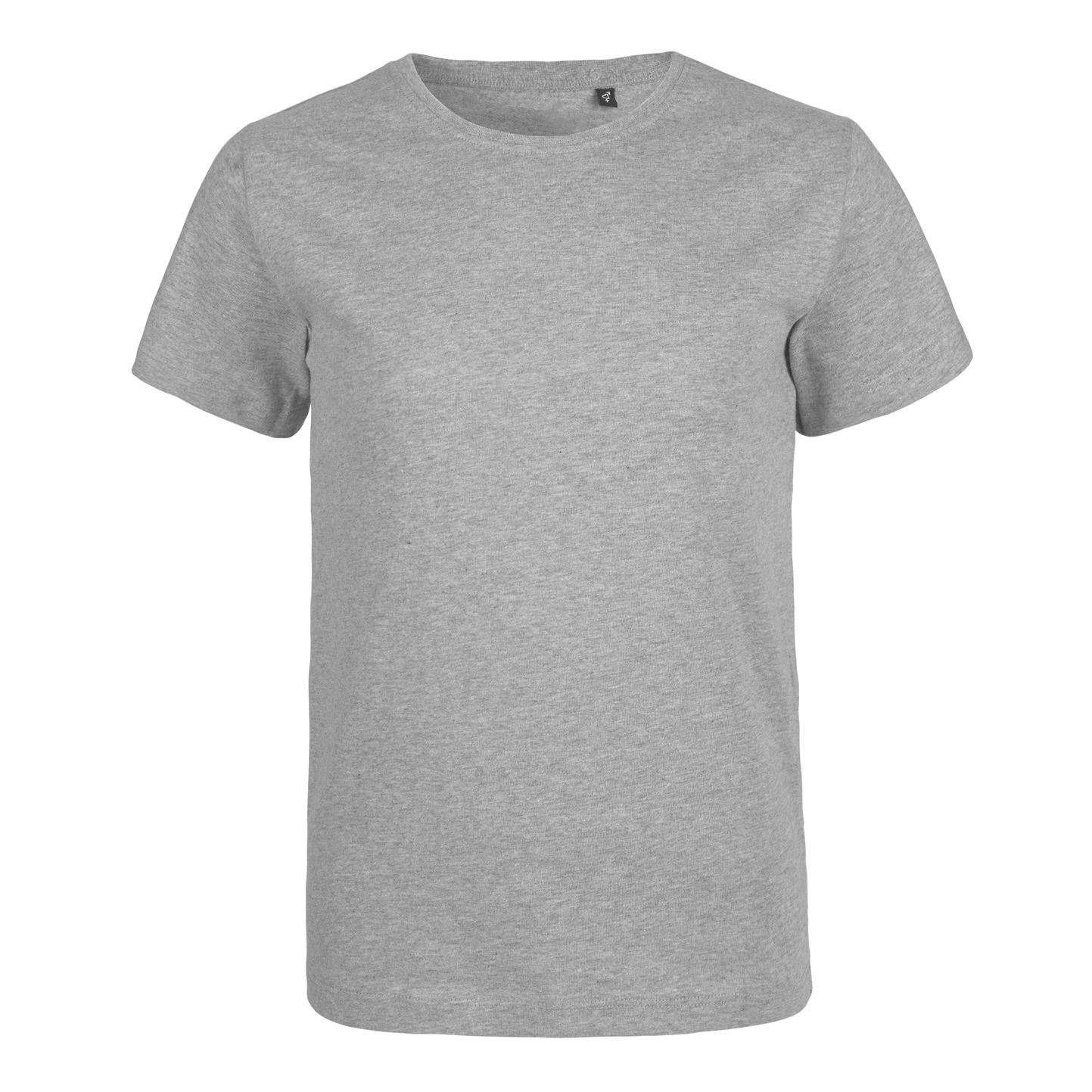 T-shirt van katoen met tijgerprint voor kinderen - 21 - Sportgrijs