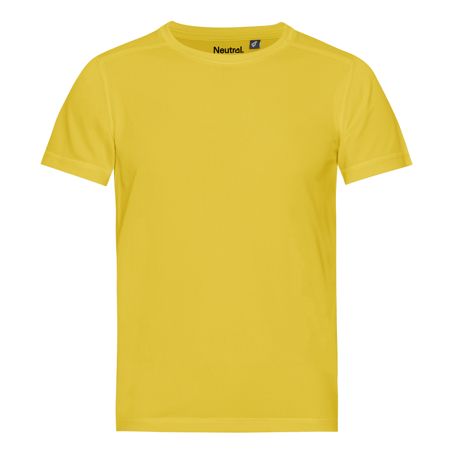 T-shirt van katoen met tijgerprint voor kinderen - 98 - Geel