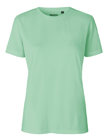 Dames performance T-shirt - 40 - Stoffige Munt