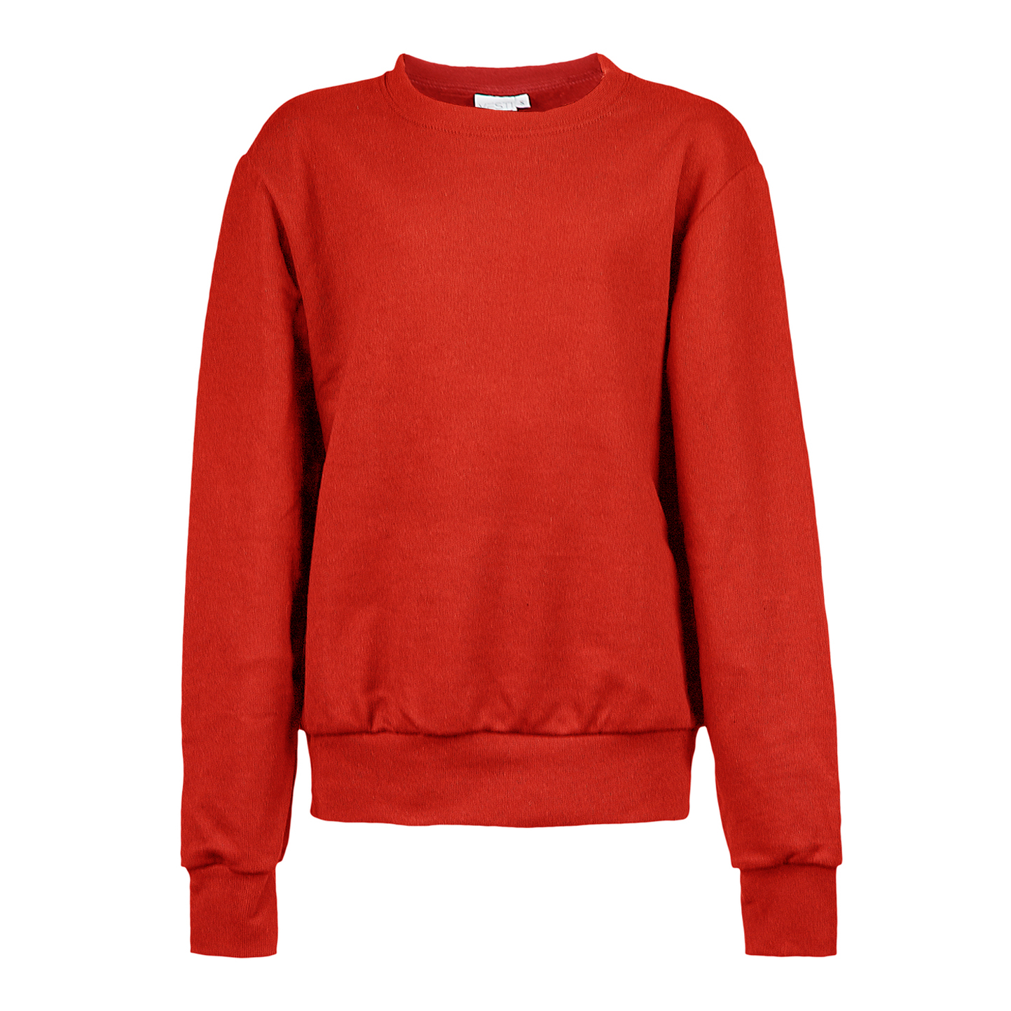 French Terry-sweatshirt voor kinderen - 28 - Sportrood