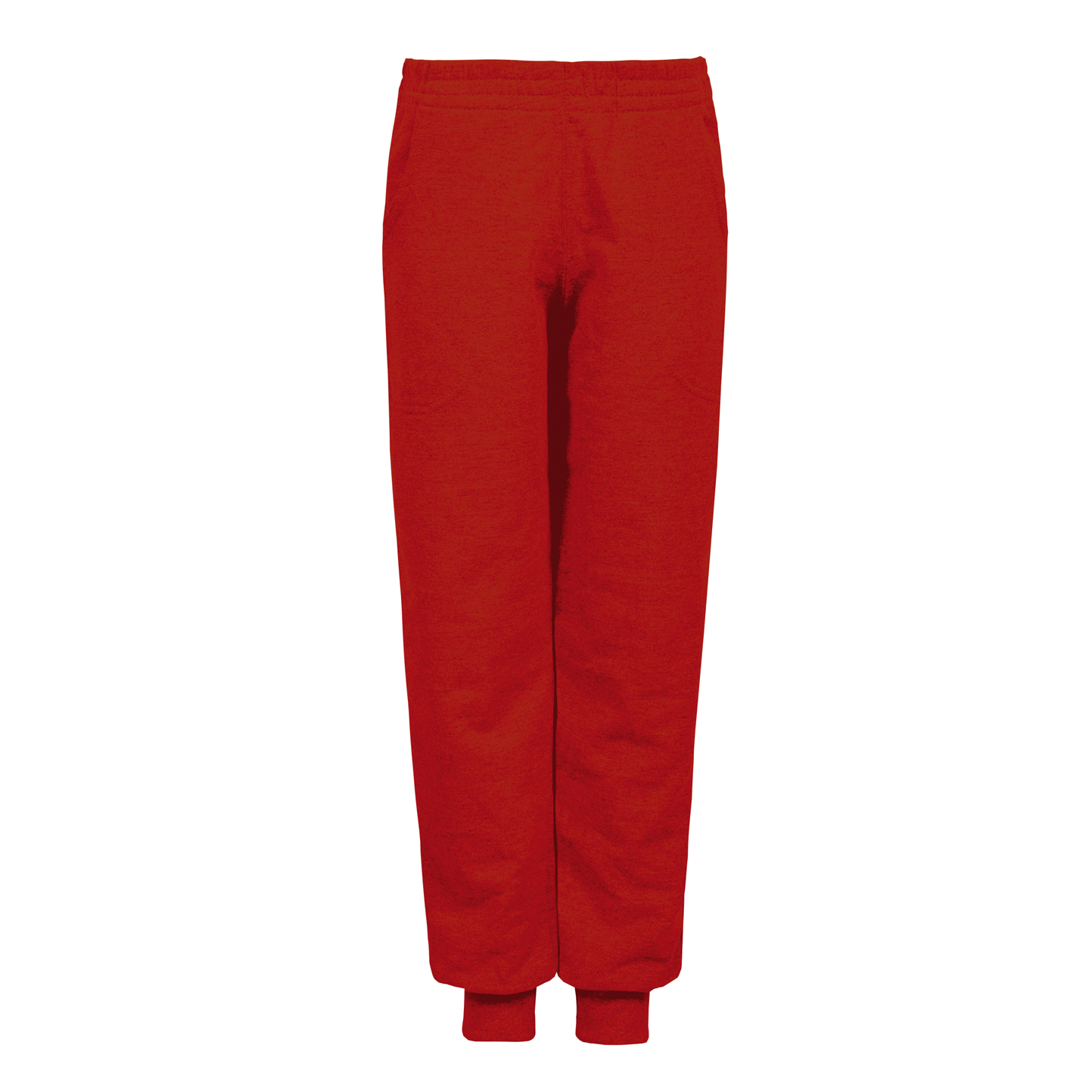 Kindersweatshirt en -broek van French Terry-stof - 28 - Sportrood
