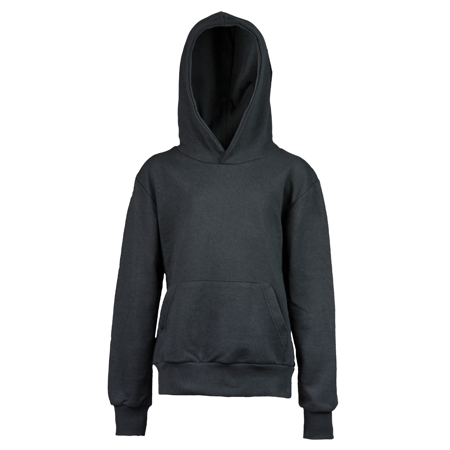 Children's Hooded Sweatshirt - 12 - Black
