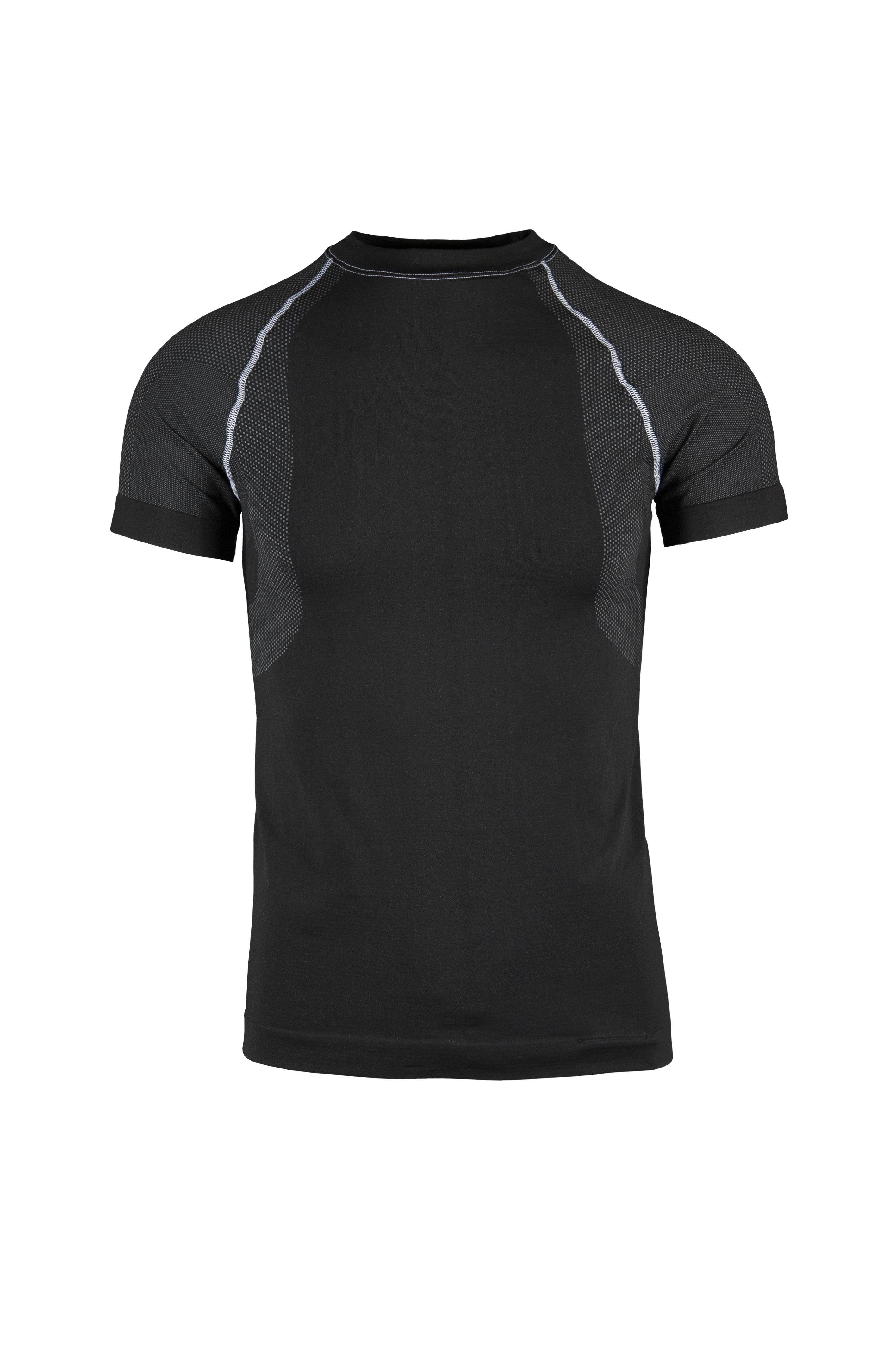 Thermoshirt met ronde hals en korte mouwen - 11GR - Dark Shadow/Greggio