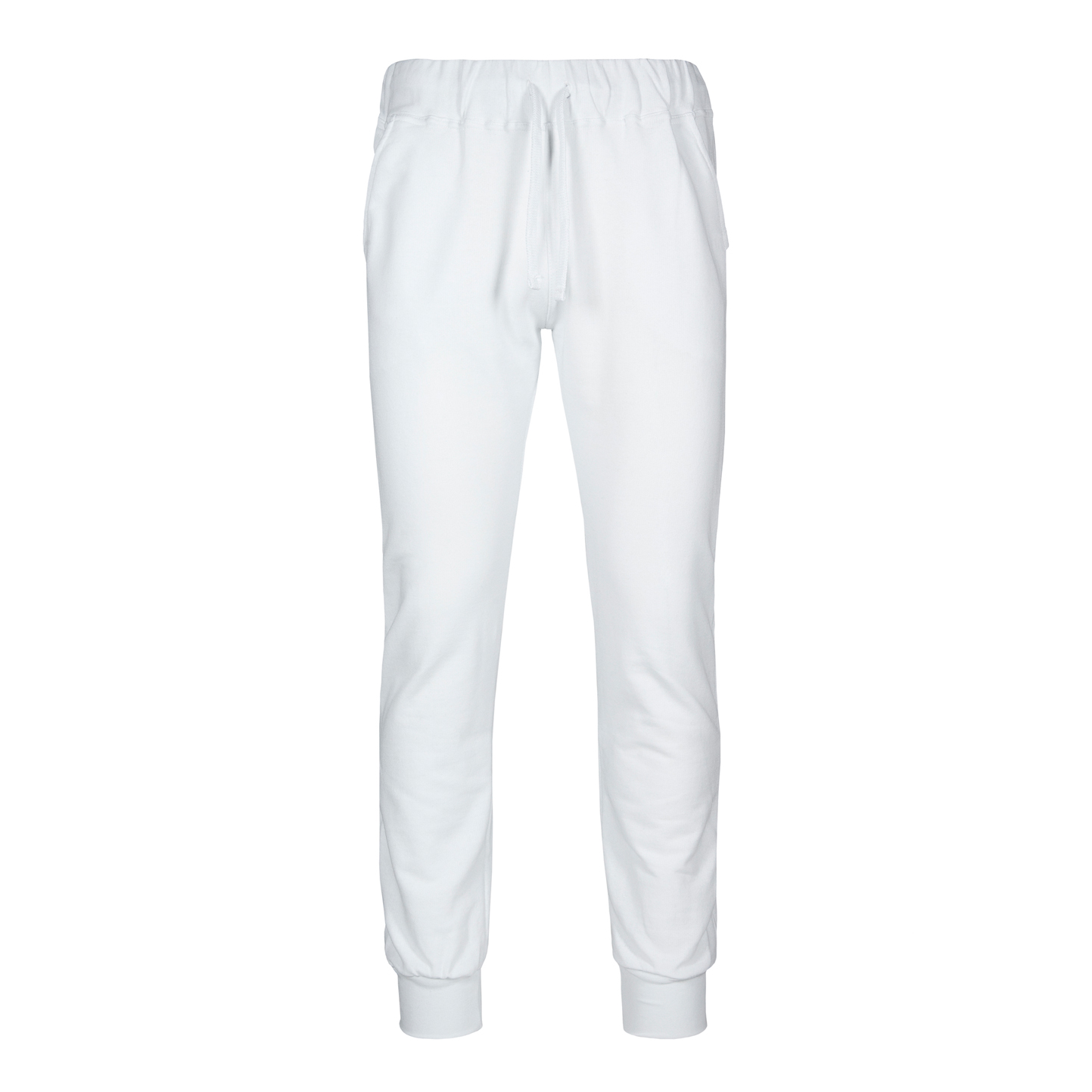French Terry Fleece Fit Trousers - 99 - White