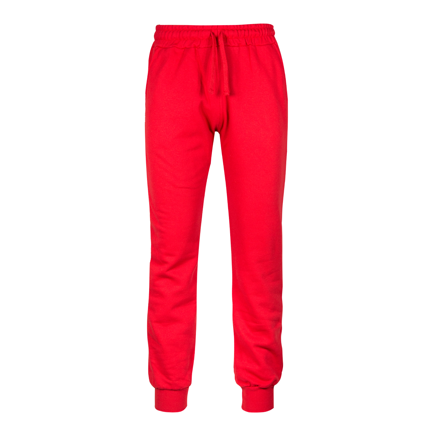 French Terry Fleece Fit Trousers - 28 - Sport Red