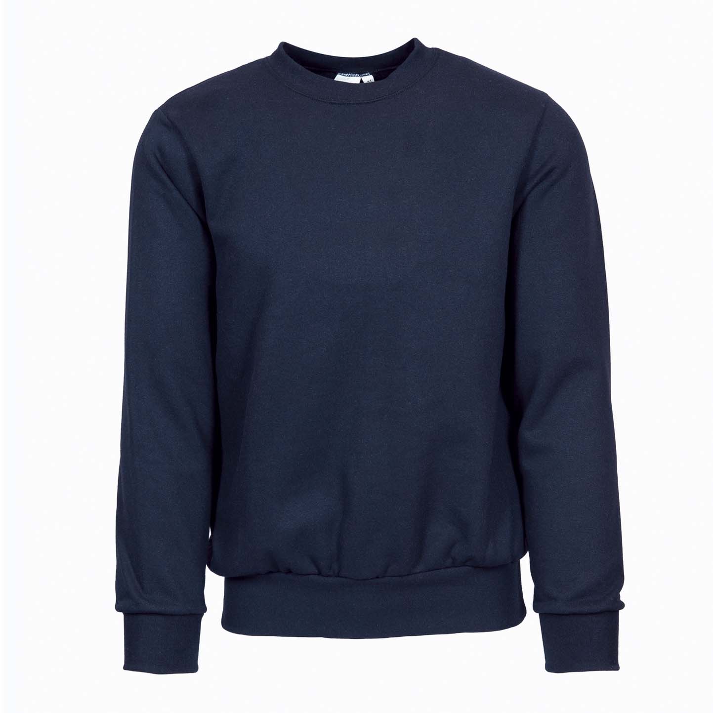 French Terry Crewneck Sweatshirt - 18 - Blauw