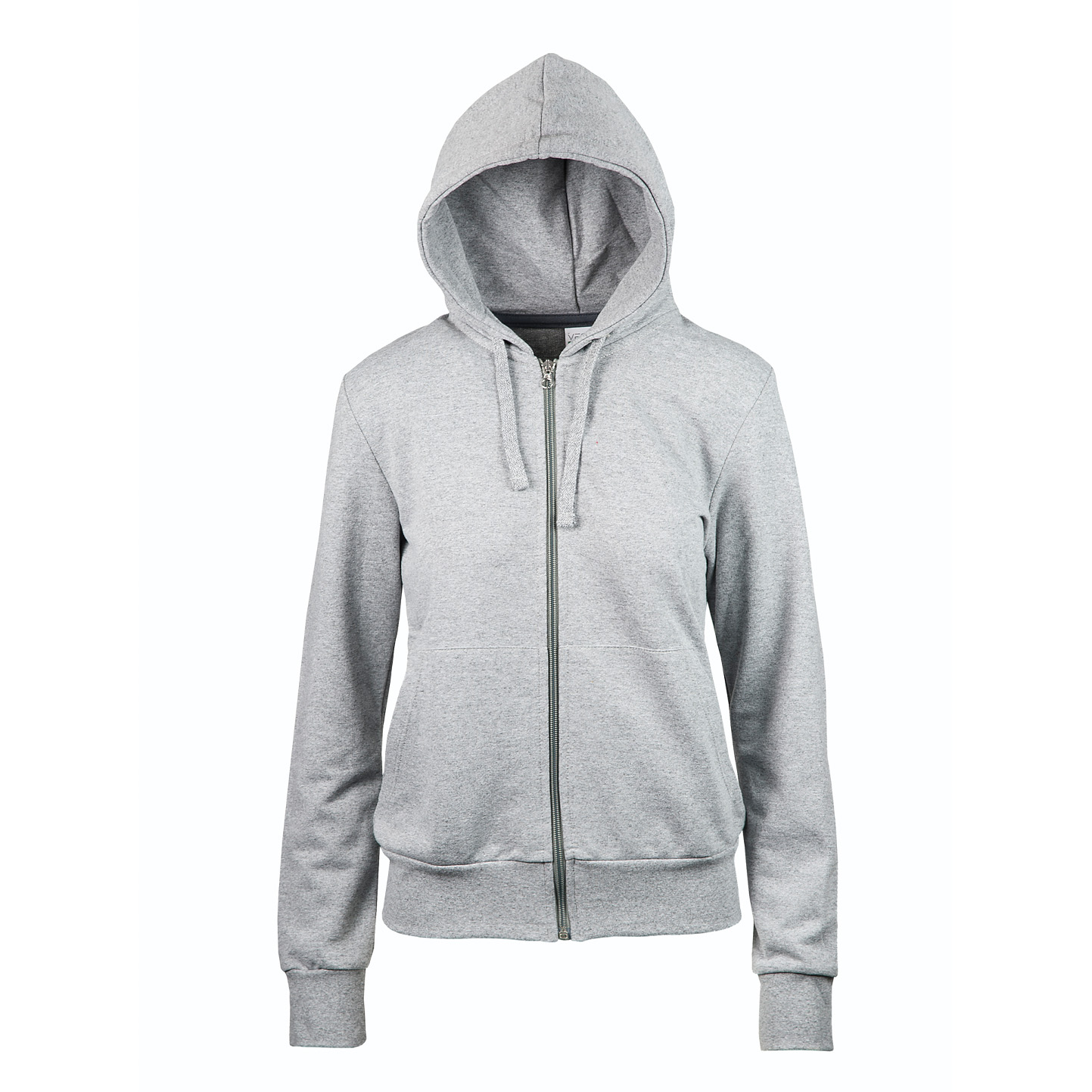 Dameshoodie met ritssluiting van French Terry-stof - 75 - As