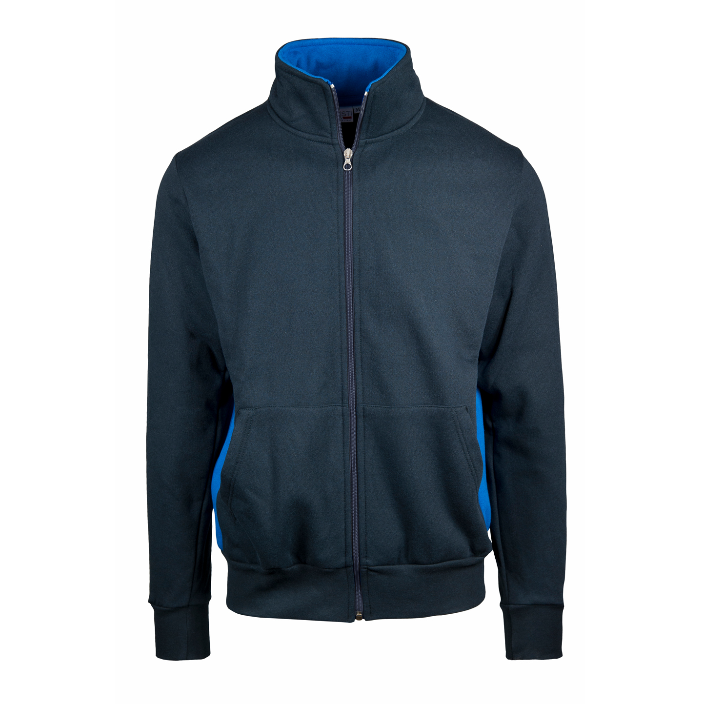 Contrast Long Zip Sweatshirt Jacket - 1827 - Blue/Royal Sport S OUT7