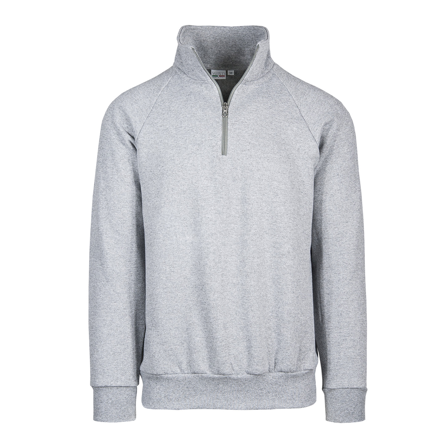 ECO Zip Neck Sweatshirt - 75E - ECO Ash