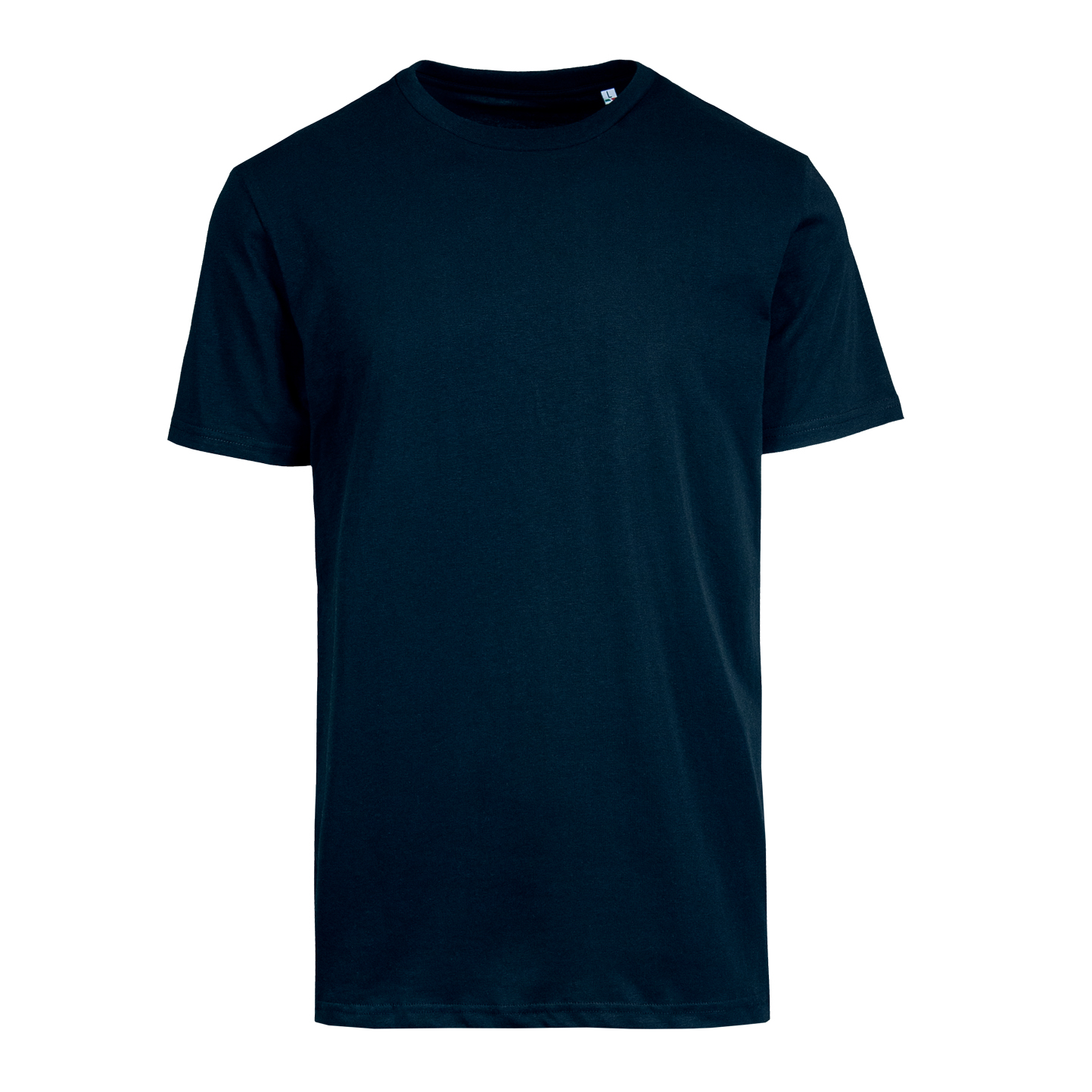 Biologisch T-shirt met ronde hals en korte mouwen - NY - Marineblauw