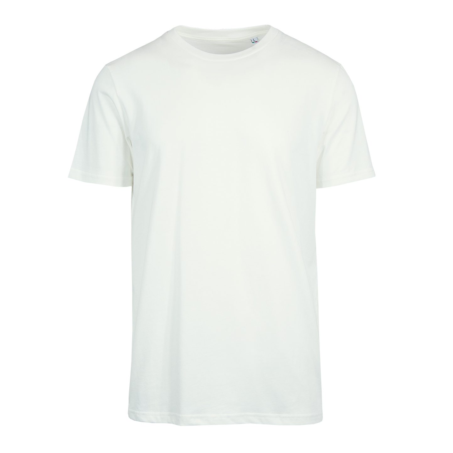 Biologisch T-shirt met ronde hals en korte mouwen - 98 - Crèmewit