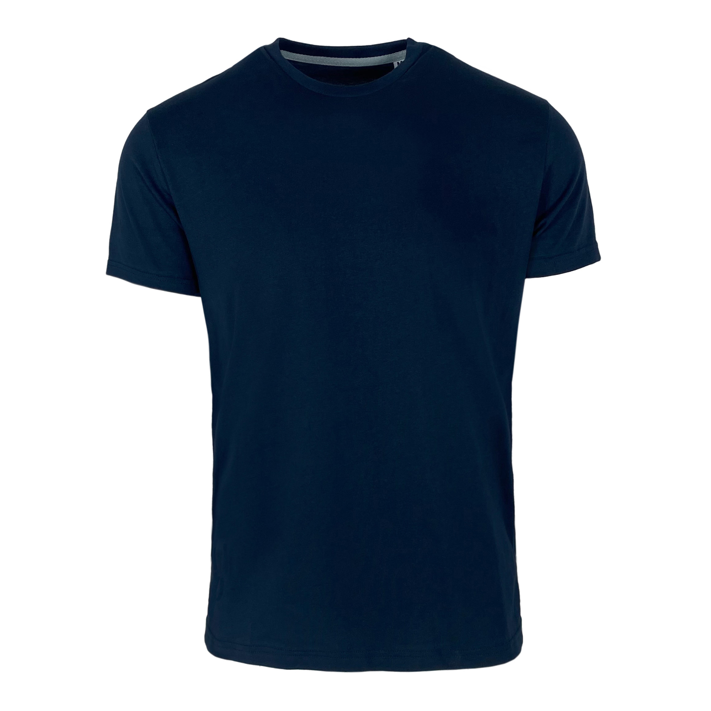 Modieuze, aansluitende T-shirt met ronde hals en korte mouwen - NY - Marineblauw