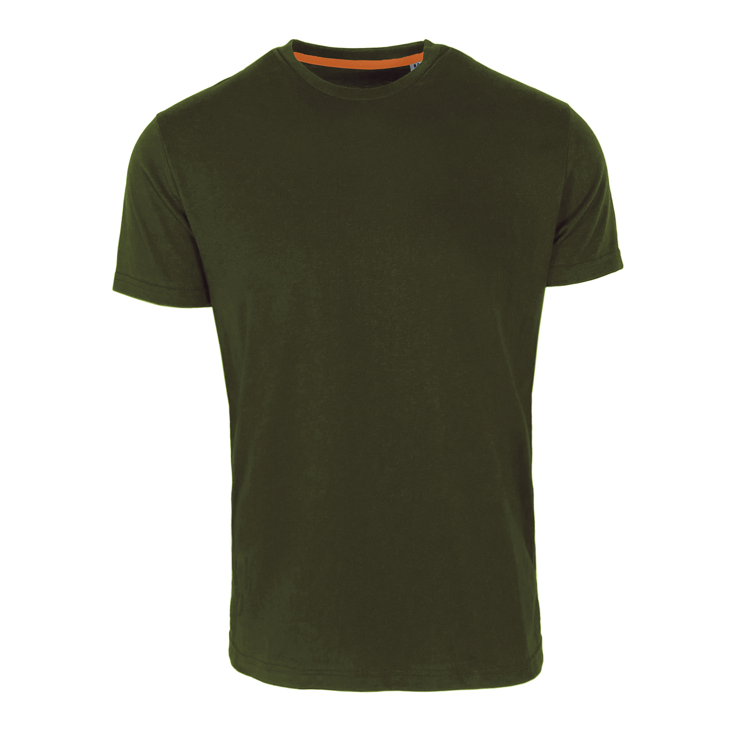 Modieuze, aansluitende T-shirt met ronde hals en korte mouwen - BS - Militair groen