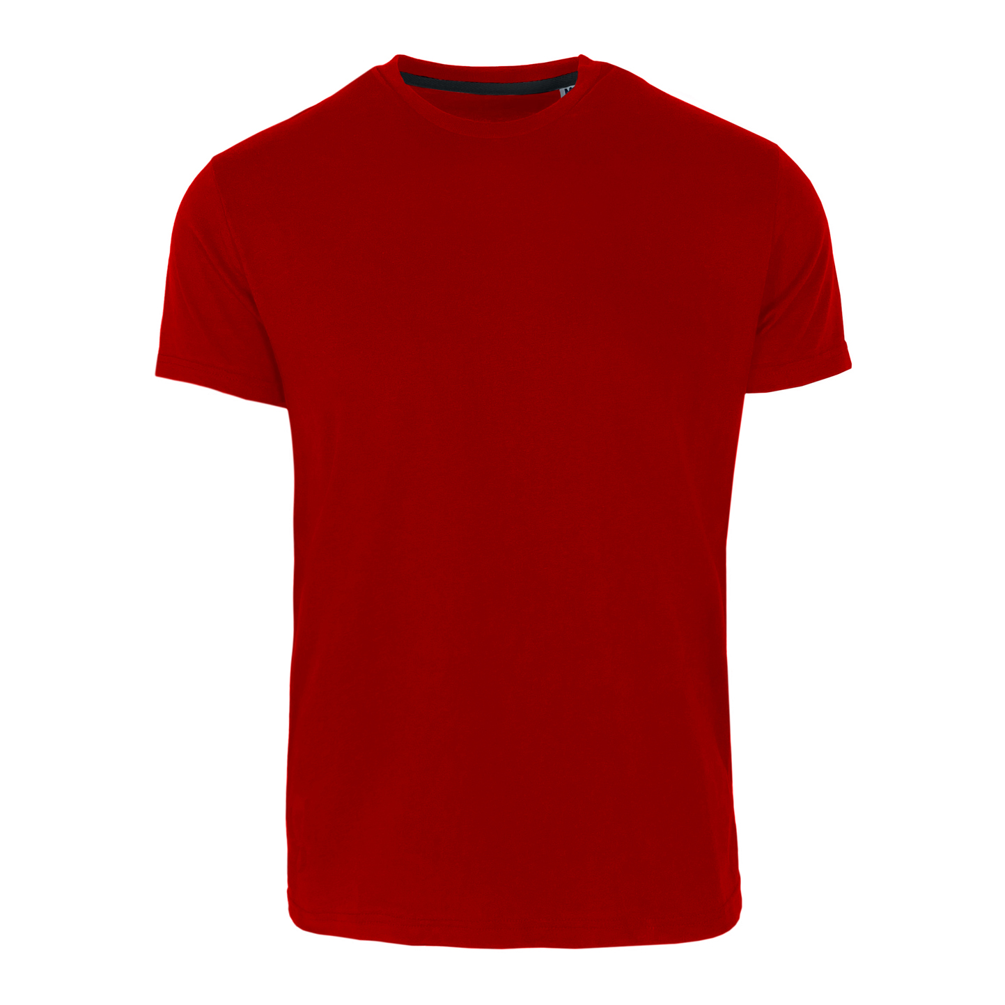 Fashion Fit Crew Neck Short Sleeve Kids' Shirt - RO - Red