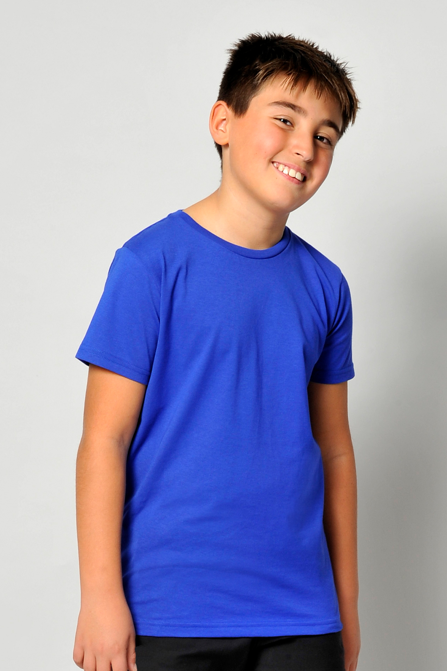 Fashion Fit Crew Neck Short Sleeve Kids' Shirt
