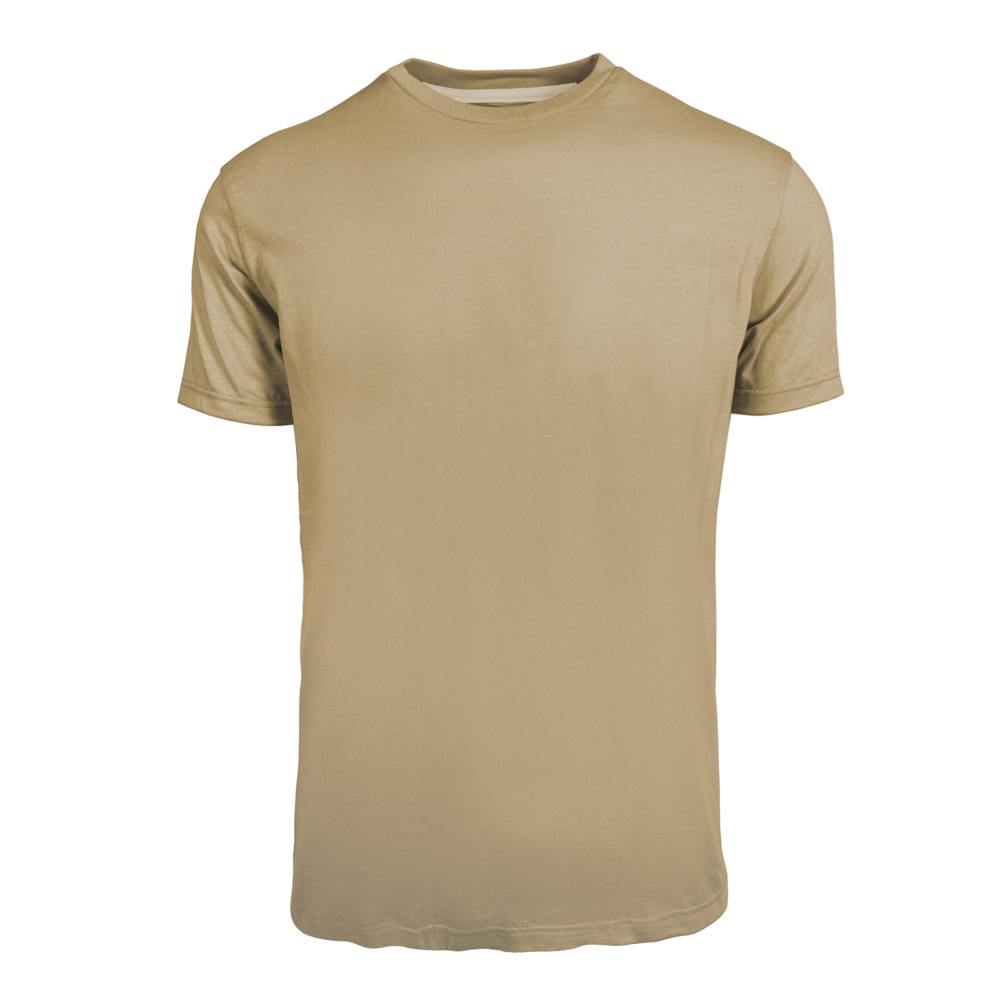 Women's Fashion Fit Crew Neck Short Sleeve Sweater - VR - Sand