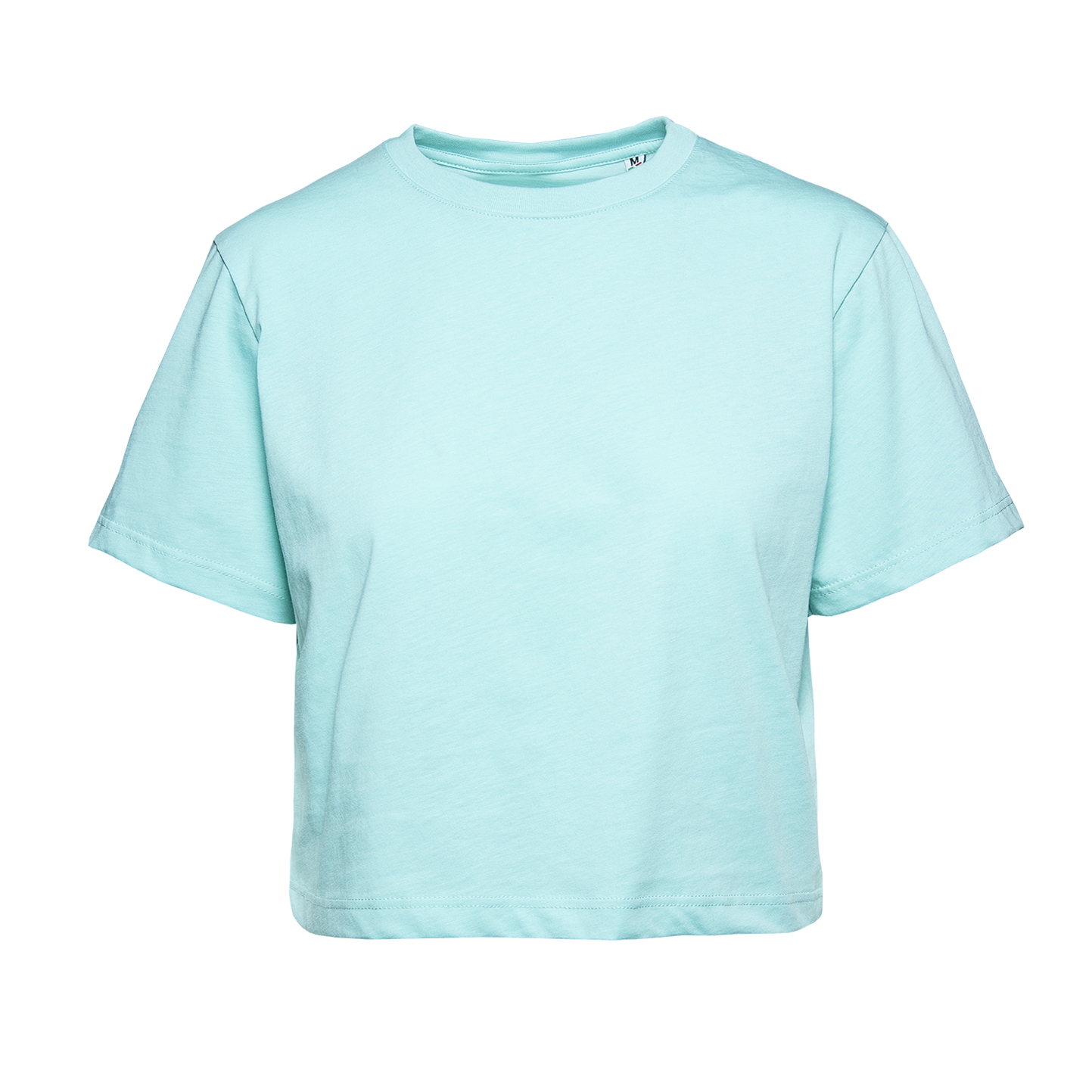 Dames T-shirt met ronde hals en korte mouwen - RF - Zeewater