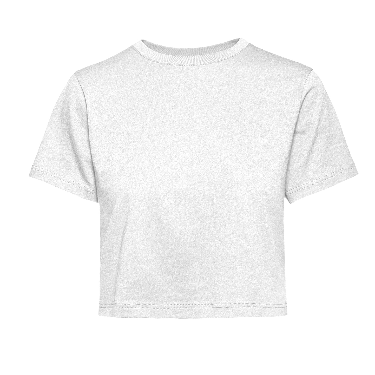 Dames T-shirt met ronde hals en korte mouwen - 99 - Wit