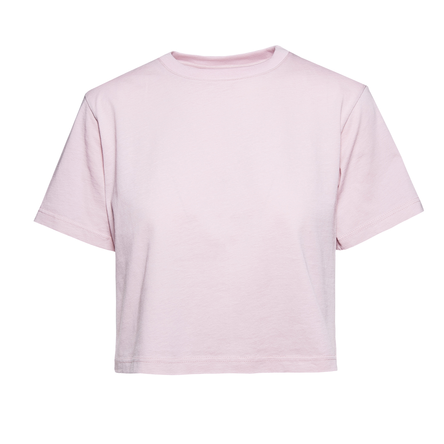 Dames T-shirt met ronde hals en korte mouwen - PK - Roze
