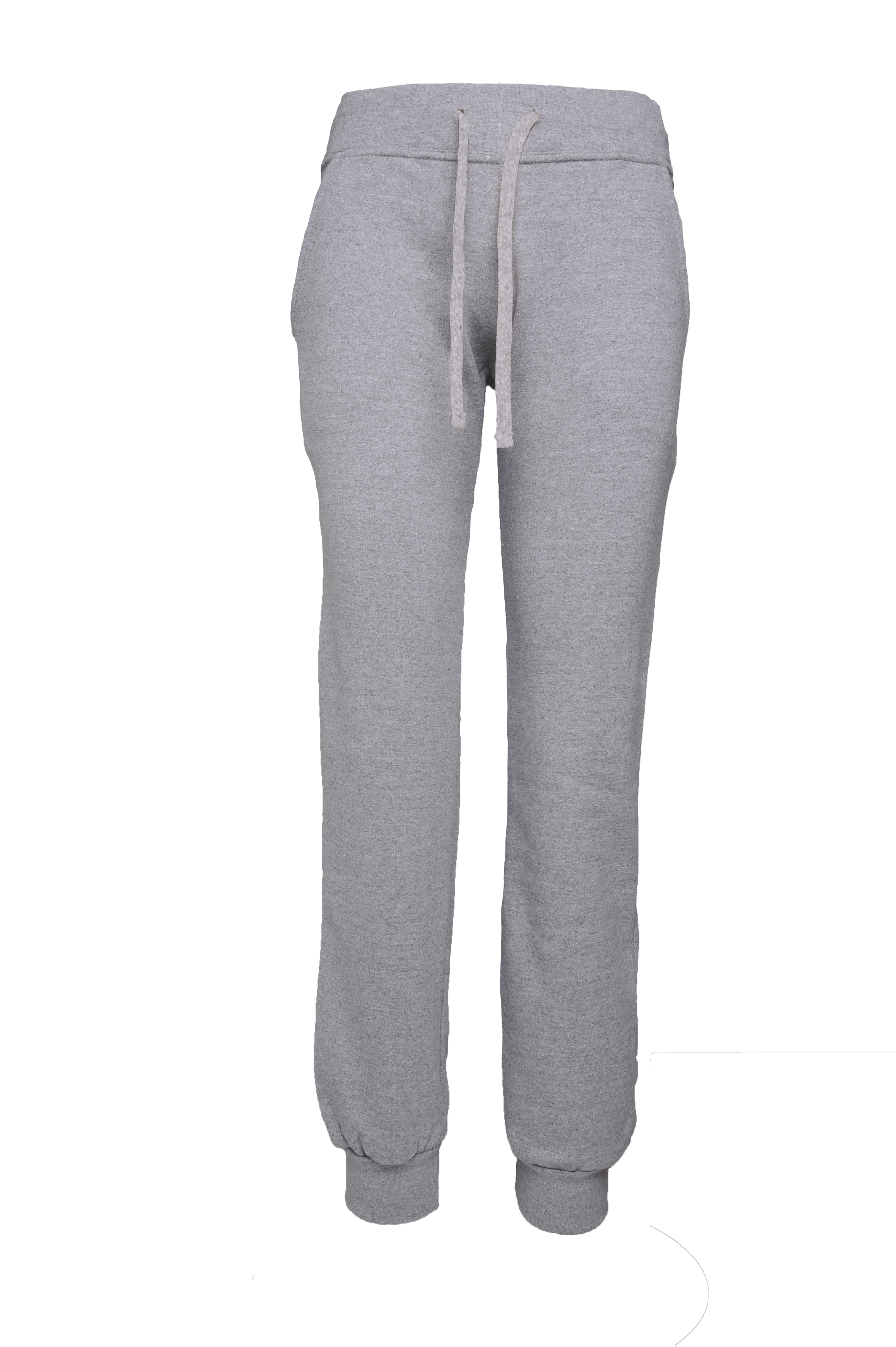Women's French Terry Sweatshirt Trousers - 75 - Ash