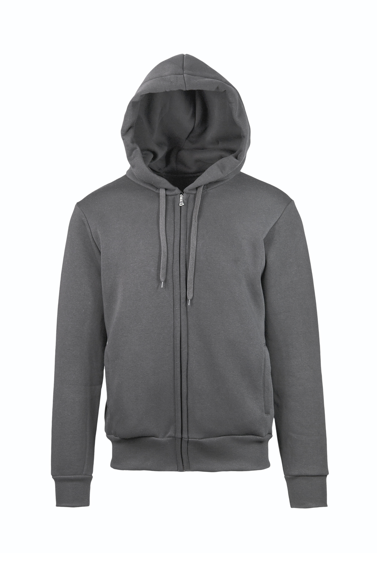 Soft Hooded Zip Sweatshirt - PS - Dark Lead