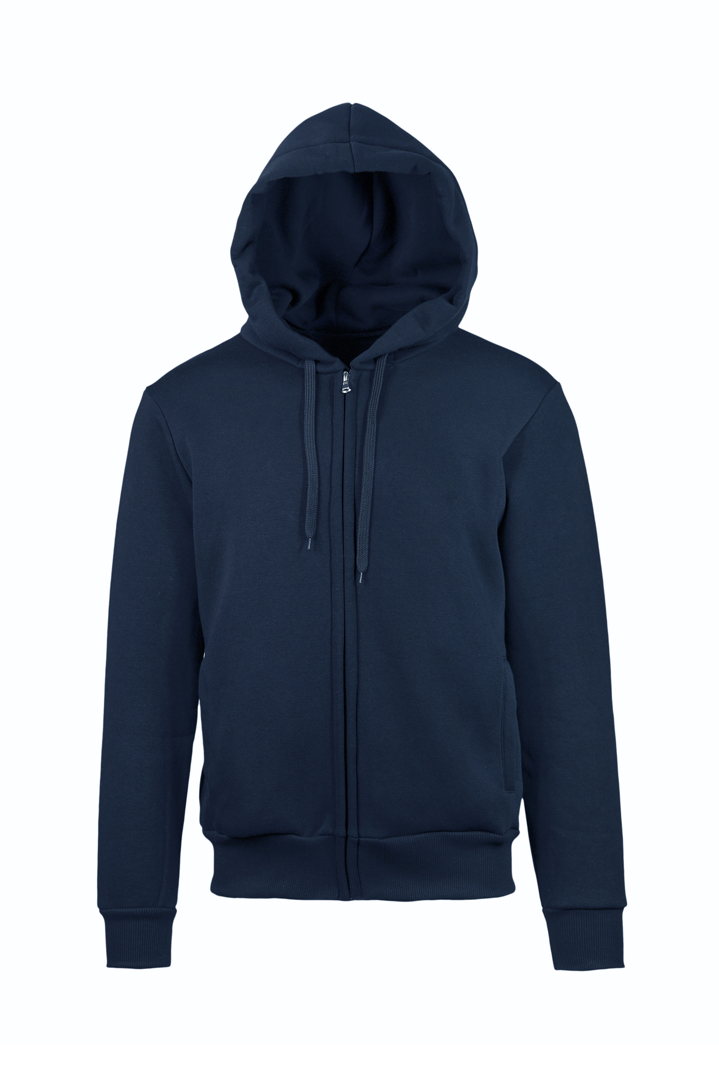 Soft Hooded Zip Sweatshirt - NY - Navy Blue